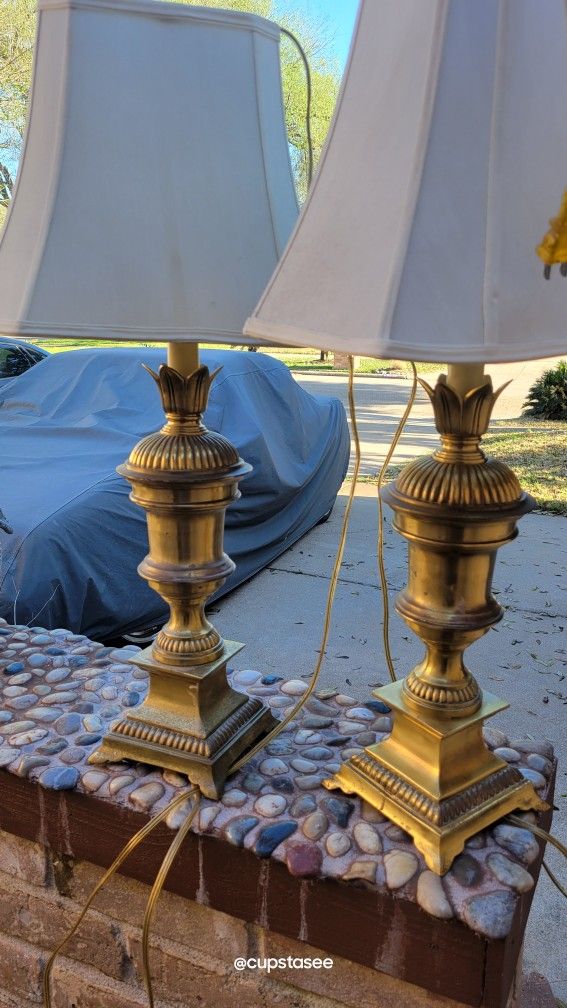 Antique Brass Lamp