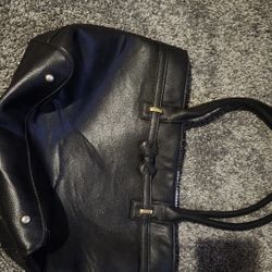 Michael kors, heavy leather purse 