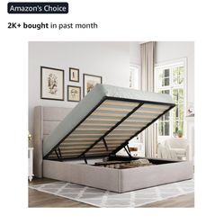 Queen Bed Frame With Underneath Storage