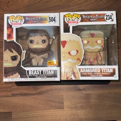 Attack On Titan Pop Funko figures 