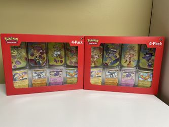Pokémon TCG: Scarlet & Violet 151 Mini Tins 4 Pack 2 SAMS CLUB IN HAND SEALED