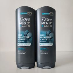 2 Dove Men Body Wash Eucalyptus
