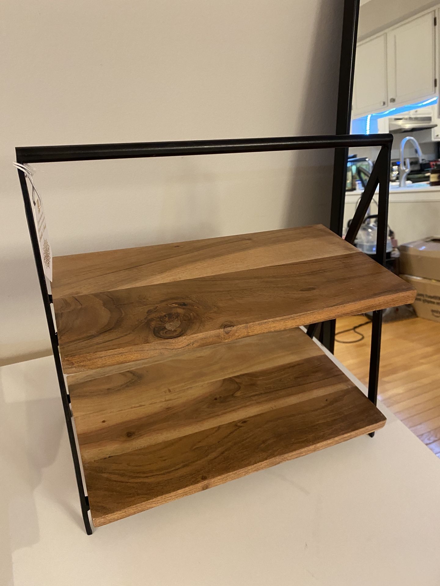 Metal- Wooden Shelves Small