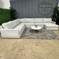 🛋️Oversized Ushaped Sectional Sofa (Delivery Available!! )