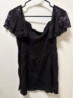 Torrid top. 2X 18-20. Black