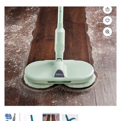 Hover Floor Mop Scrubber Cordless Dual Head 