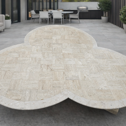 Greek vintage marble coffee table