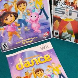 Wii Games "Nickelodeon Dance ( 2011 )" & Sing It ( 2009 )