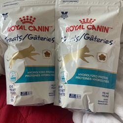 2 Bags 7.7 Oz Hydrolyzed Protein Cat Treats 