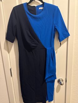 Calvin Klein women’s color-block sheath dress