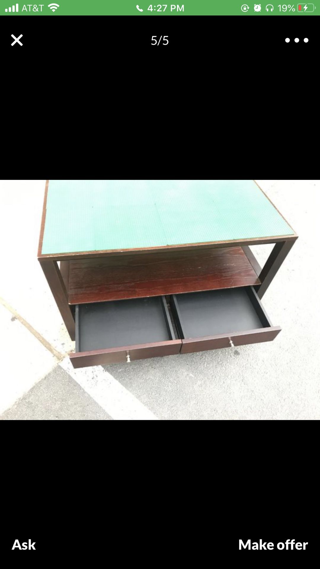 2 little drawer table