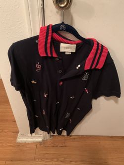 Gucci collar shirt size medium