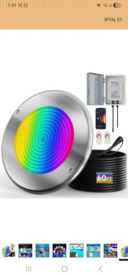 60W 10 Inch Smart LED Pool Lights