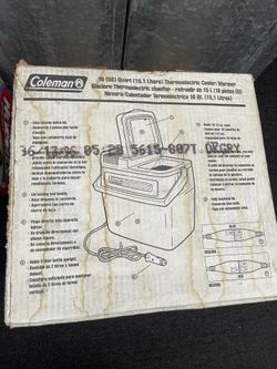 16 Coleman Quart Cooler /Warmer.. Travel Car
