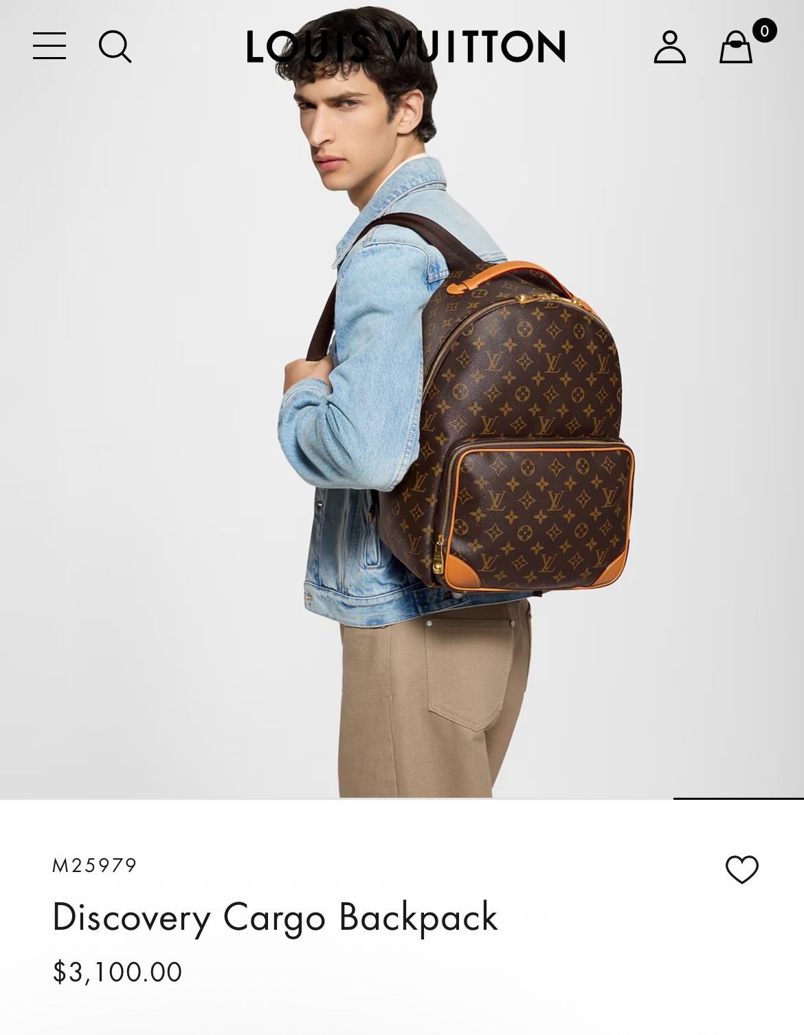 Large Backpack discovery cargo