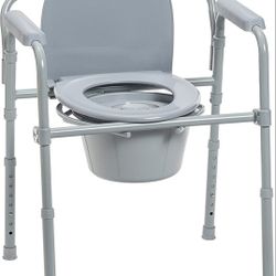 (NEW) Drive Bedside Commode w/ Commode Liner (BEST OFFER)