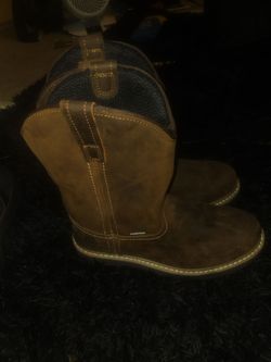 Sureway Steel toe leather boots size 12