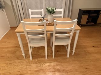 Table and chairs