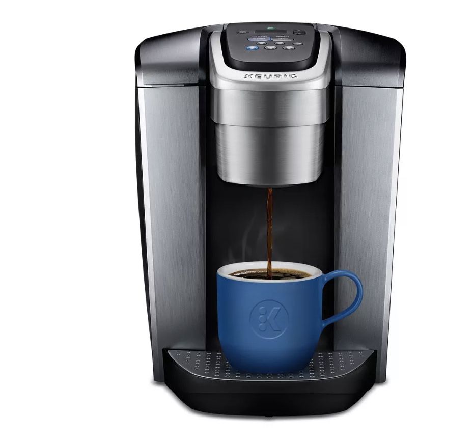 Keurig K-ELITE Single Serve K-cup Pod Coffee Machine - Brushed Silver