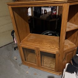 Wooden Entertainment Center (OBO)