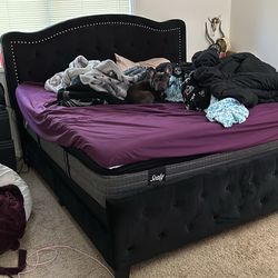 Black King Bed Frame