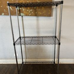 3 - Tier Wire shelf organizer- 36”L x 18”W x63”H
