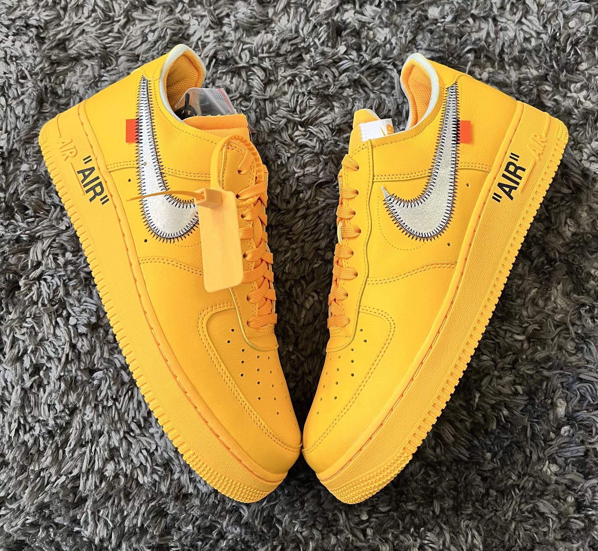 Nike X OffWhite Air Force 1 Lemonade ICA (Size 11)