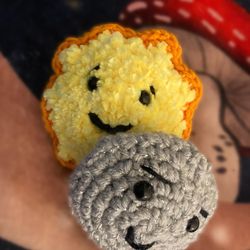 Crochet Eclipse Amigurumi Plush Toy Collectible 