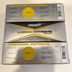 Precept Laddie Extreme Yellow golf ball