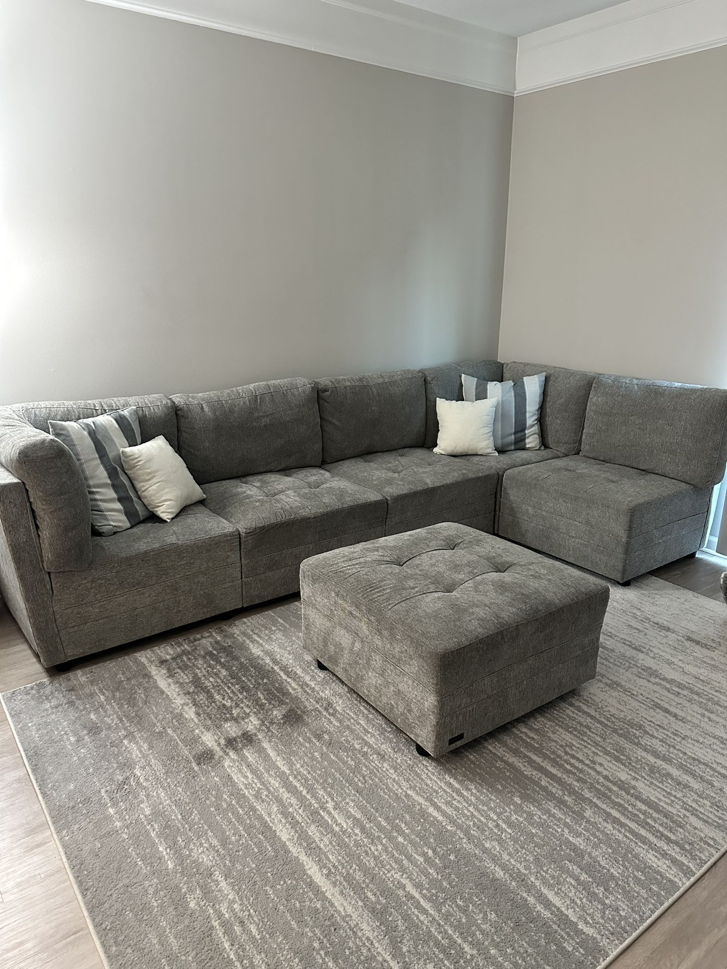 6-pc Fabric Modular Sectional