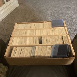 Hundreds of basketball cards