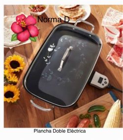 Plancha doble eléctrica  nueva en su caja 🌺 princess house 🌺