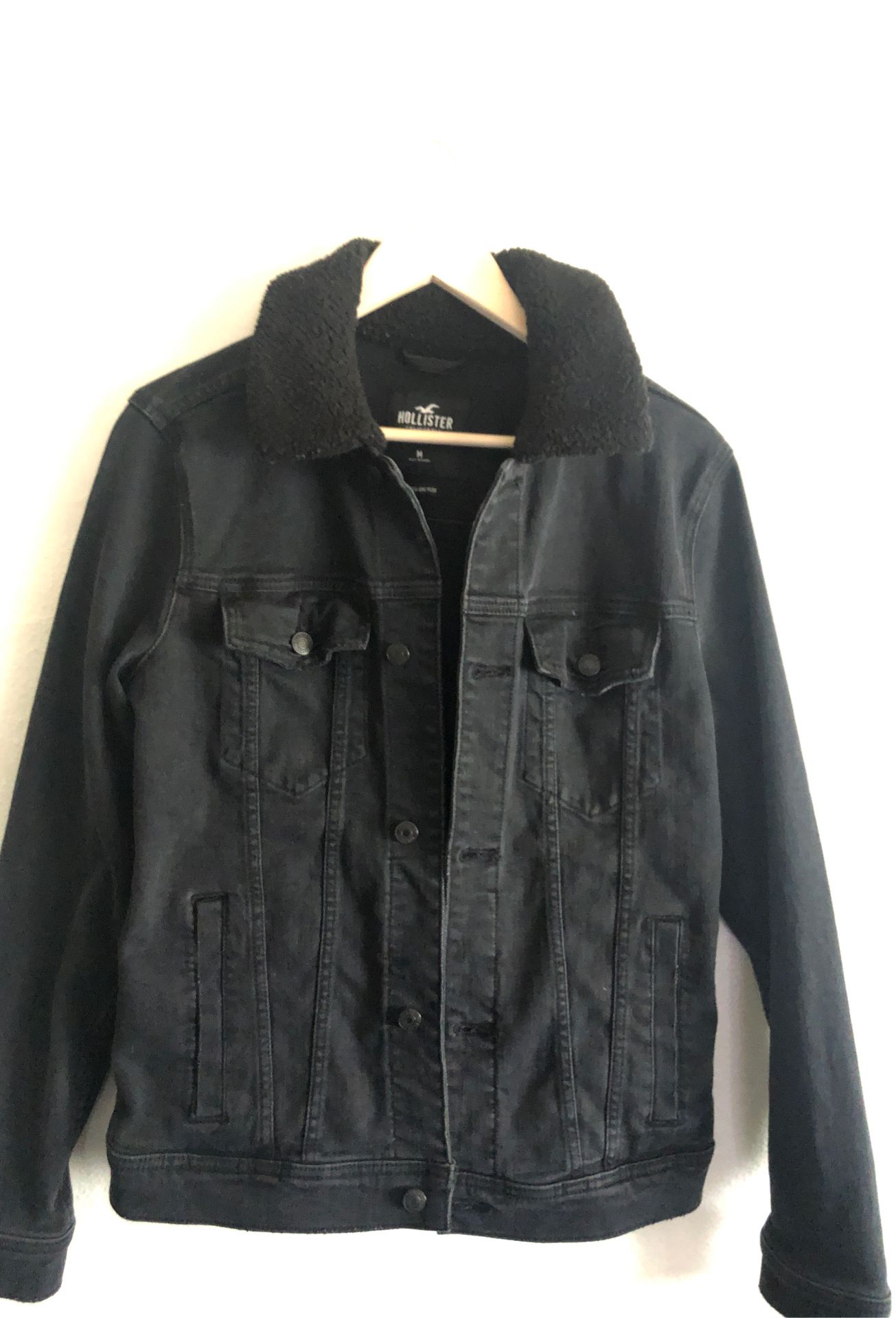 Black jean jacket
