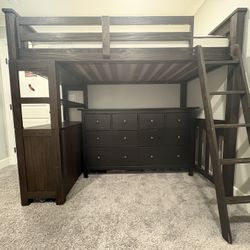 Loft Bed And Hemnes 8 Drawer Dresser