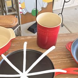 Le Creuset Skillet, Baking Dish,, Utensil Holder
