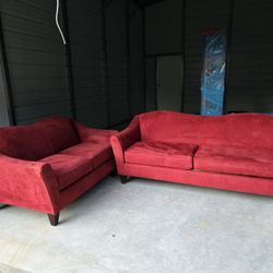 La-Z-Boy Sofa And Loveseat Set Plus Ottoman