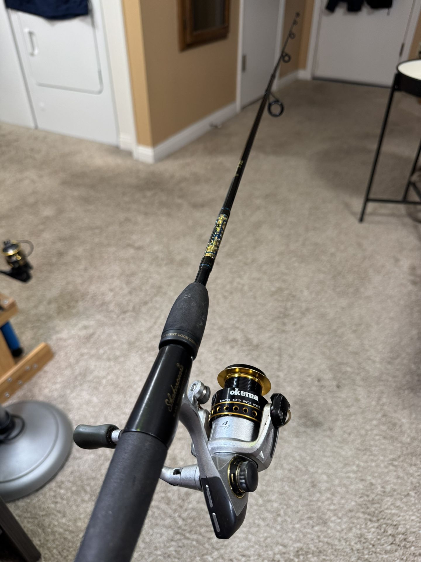 Shakespeare/Okuma Trout Fishing Setup