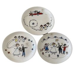 NWT Opificio Etico Ceramiche Set of 3 Plates