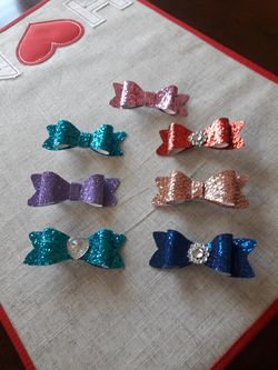 Small Glitter Bows