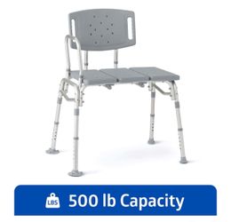 NEW Medline Deluxe Bariatric Transfer Bench – 500 lb Capacity