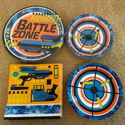 Dart Battle Party paper products 