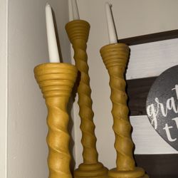 Candle Holders With Candles 