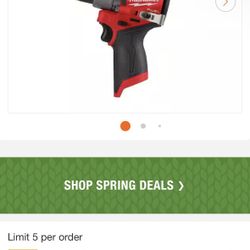 Milwaukee M12  FUEL hammer drill “NEW RETAIL $159 + tax