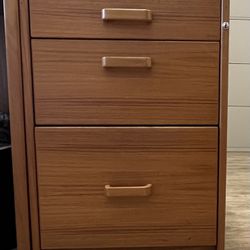 Wooden File Cabinet 