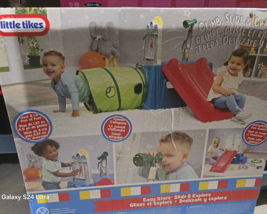 Little Tikes Climb Slide And Crawl!