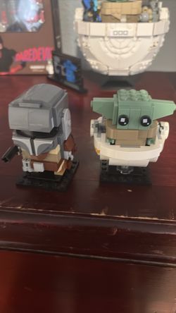 Brickheadz Mandolorian And Grogu (pickup only)