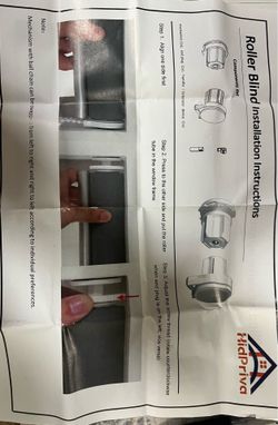 HidPriva Blackout Roller Shade