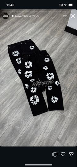 DENIM TEARS JEANS, SHORTS & HOODIES