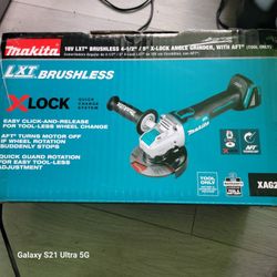  Lithium‑Ion Brushless Cordless 4‑1/2” / 5" X‑LOCK Angle Grinder. Tool Only