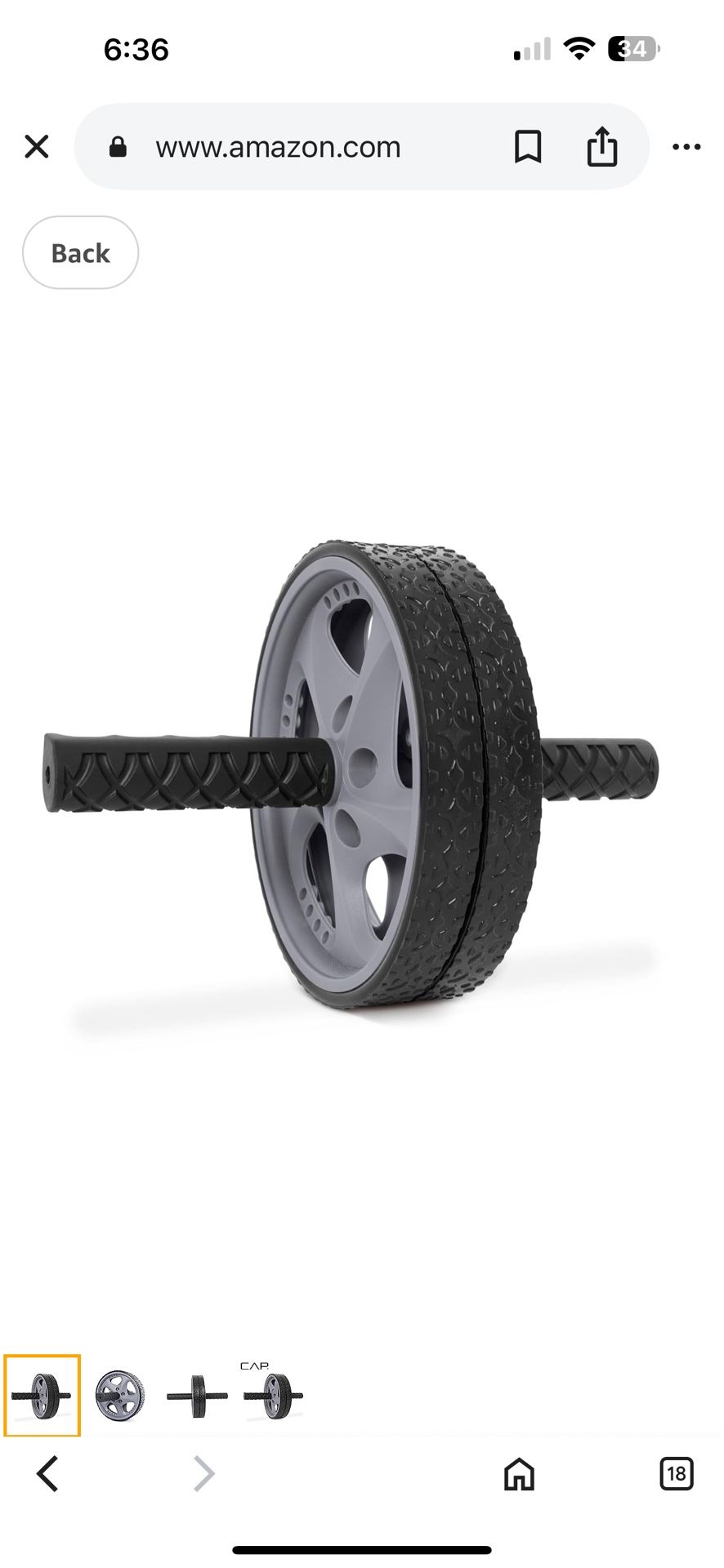 Ab Wheel Roller Workout Equipment Used